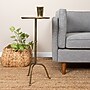 Storied Home Metal Martini Cocktail Table, Antique Brass (EC1446)~#|#~136FA58F-21C3-4200-B50C029756195AFD_sc7