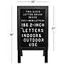 Excello Global Products Sidewalk A-Frame 20" x 27" Poster Holder, Black (EGP-HD-0084-BLK)~#|#~1383E9A8-DD94-44D5-B971FE9A03D5F926_sc7