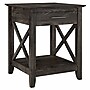 Bush Furniture Key West 20" x 20" End Table, Dark Gray Hickory (KWT120GH-03)~#|#~13940D4A-EE15-48A8-BBEA6752837DE800_sc7