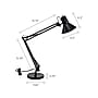 Bostitch LED Swing Arm Desk Lamp, 30", Black (VLF100D)~#|#~13D0AA38-C2B0-41D8-828483320C6EF09D_sc7