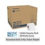 Pacific Blue Basic High Capacity Toilet Paper, 2-Ply, White, 1000 Sheets/Roll, 48 Rolls/Carton (19448/01)~#|#~13E3776F-70E9-4F33-9125F06CF14A3A2C_sc7