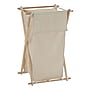 Household Essentials X-Frame Collapsible Hamper, Beech Frame with Poly-Cotton Bag, Natural (HH6785-1)~#|#~13E79531-97E1-42BC-8B0CB8ECAD68D187_sc7