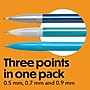 BIC Xtra Variety Pack Mechanical Pencils, Various Tips, #2 Lead, 60/Pack (WX7TG026-BLK)~#|#~1400FB77-D583-4CD0-83AAE63977F15B8D_sc7