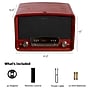 Electrohome Kingston Vintage Vinyl Record Player Stereo System, Turntable, Bluetooth, Radio, CD, Aux, USB, Vinyl to MP, Cherry~#|#~1401A155-729A-41DE-AEBCD0481A18B97C_sc7