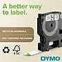DYMO D1 Standard 45113 Label Maker Tape, 1/2" x 23', Black on White (45113)~#|#~141CCD5C-2E23-4E84-810EC71AF2468ED3_sc7