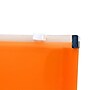 JAM Paper Premium Plastic Expanding Wallet with Zipper Closure, 5" x 10", Orange, 3/Pack (921Z1ORX3)~#|#~141DDCAB-345F-4662-905835E09FC3B92B_sc7