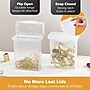 Bostitch Konnect Nest Small Stackable Boxes, Clear, 2/Pack (23227-2PK)~#|#~1420E33B-5765-4BA5-A26959A4223D5694_sc7