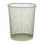 Staples Metal Mesh Trash Can, 4.4 Gallon, Sage Green (ST63855)~#|#~14245051-7DC3-433B-8A0E31E15772DE21_sc7