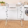 Household Essentials Steel Folding Clothes Drying Rack, White (HE1166)~#|#~1444AA3C-1EC8-411A-A1EDA240272DAB72_sc7