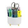 Mind Reader 5-Compartment Rotating Plastic Pen Holder, White (SPINPEN-WHT)~#|#~1445E43F-4E98-45AD-8BD9B2B76965BDF1_sc7