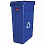 Rubbermaid Slim Jim Vented Recycling Container, 23 Gallons, Blue (FG354007BLUE)~#|#~144DDE16-303D-439F-9AD3CBF35CB57DC4_sc7