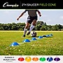 Champion Sports Plastic Saucer Field Cone Set, Assorted Colors, 48/Set (CHSSCXSET)~#|#~1459BFA0-7403-4B6B-A7F831409E11C174_sc7