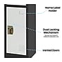 AdirOffice 72'' 3-Tier Black and White Storage Locker (ADI629-203-B-W)~#|#~145E29AD-919E-4061-9401D3FE2C7FB4DF_sc7