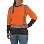 Ergodyne GloWear 8278BK High Visibility Women’s Long Sleeve T-Shirt, ANSI Class R2, Orange/Black, Small (22342)~#|#~146142FA-478F-4FFD-97448B838E6C897B_sc7