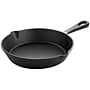 MegaChef Cast Iron 8" Frying Pan, Black (935117377M)~#|#~146E645A-3104-47FD-96A90201109ED304_sc7