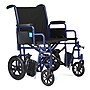 Medline Bariatric Transport Wheelchair, Desk-Length Arms, Black (TCB228N21S)~#|#~1474BB2A-57E2-4CA6-8A6B7F1D555BC376_sc7