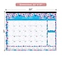 2027 Blueline Colorful Floral 22" x 17" Monthly Desk Pad Calendar (C194128)~#|#~148274D8-A709-477D-BBB50C7774C155B4_sc7