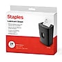 Staples Shredder Lubricant Lubricating Sheets, Reduces Friction & Noise, Keeps Blades Sharp, Pack of 24~#|#~148487F3-1CC4-43E3-80F4ED7A49C0F641_sc7