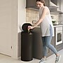 iTouchless Stainless Steel Round Sensor Trash Can with AbsorbX Odor Control System, Black, 13 Gal. (MT13RB)~#|#~149CACE4-B70E-4B7B-BE4F3D8148377846_sc7
