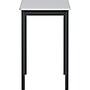 Lorell 47" W x 18" D Utility Table, Melamine, Gray/Black (LLR60753)~#|#~149D22B4-60C3-4CAD-A31B33D021BE7308_sc7