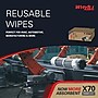 WypAll PowerClean X70 Cloths, 14.9" x 16.6", White, 300 Sheets/Box (41100)~#|#~14BC5FD1-F623-4524-A25B3D9CD3C98235_sc7