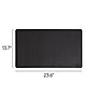 Smead Small Vegan Leather Anti-Slip Desk Pad, 23.6" x 13.7", Charcoal (64838)~#|#~14CF21E0-5159-4880-A5E8E420D22BD5D9_sc7