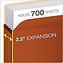 Pendaflex 10% Recycled Reinforced File Pocket, 3 1/2" Expansion, Letter Size, Redrope, 25/Box (1524EOX)~#|#~14D1AB9D-E949-4180-AA5AB9D6B6F61BF1_sc7