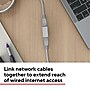 Staples TECH Ethernet Coupler, White, RJ45 Female to Female, Network Cable Extender Connector~#|#~14E91866-03E4-469E-91B258A39E358645_sc7