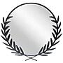 Infinity Instruments Emperor Metal Wall Mirror, 22" (20007BK)~#|#~14EB682E-D12A-4EE0-85AEB44512F5E39E_sc7