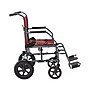 Medline Bariatric Transport Wheelchair, Fixed Desk Length Arms, Gray (MDS808210KDR)~#|#~14F340F9-ABE4-4796-A806257D58F85744_sc7