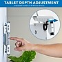 Mount-It! Adjustable Universal Anti-Theft iPad Tablet Wall Mount, 9.7" to 13", White (MI-3882WHT)~#|#~14F87451-383A-4CC2-88EB5A57C523098B_sc7