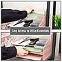 Mind Reader 5-Compartment Metal Mesh Desk Organizer, Pink (MESHBOX5-PNK)~#|#~14FEA62D-7D74-46AC-A633575DA5FE40FA_sc7