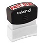 Universal Pre-Inked "PAST DUE" Message Stamp, 9/16 x 1 11/16, Red~#|#~150AB1AB-C778-4878-957D5C8F30C4613C_sc7