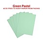 Staples Pastel 30% Recycled Color Copy Paper, 20 lbs., 8.5" x 11", Green, 500/Ream (14781)~#|#~150B016A-9FEC-4BA6-B0A673DFA378429C_sc7