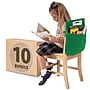 Seat Sack Seat Storage, 17" x 9" x 2.5", Green, 10/Pack (20115BUNDLE)~#|#~150F4420-7B59-4A81-B9649B8F30A3981B_sc7
