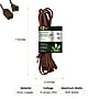 GoGreen Power 12' Extension Cord, 3-Outlet, 16 AWG, Brown (GG-24812-3)~#|#~1514F085-2081-49E6-A7358EC88060AA9C_sc7