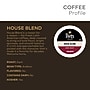 Peet's Coffee House Blend Coffee Keurig® K-Cup® Coffee Pods, Dark Roast, 22/Box (5000379613)~#|#~152BD8D7-96CC-4C3E-8730DEEC60B04D95_sc7