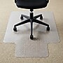 Floortex Cleartex TrYlok Carpet Chair Mat with Lip, 45" x 53", Designed for Low-Pile Carpet, Clear Vinyl (NRCMFLVT0004)~#|#~1545427A-1F30-497F-A16748D6A720AEFC_sc7