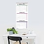2026-2027 Blueline Colorful Passion Floral 12.25" x 27" Three-Month Wall Calendar (C171129-27)~#|#~154C7D69-0796-4436-87280933C002C2A8_sc7