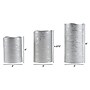 Lavish Home Flameless LED Candles, Silver, 3/Set (80-FC1003)~#|#~155224FF-E590-482E-8DD3EFB382D30EE6_sc7