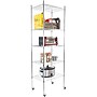Mount-It! 5-Tier Wire Shelving Unit with Wheels, Holds 88 lbs per shelf, Silver (MI-7862)~#|#~1556E873-DFC3-4065-8ED6B0238D3B1D83_sc7