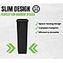 Alpine Industries Plastic Indoor Slim Commercial Trash Can with Lid, 23 Gallon, Black (477-BLK-PKG1)~#|#~15634D43-BBDB-4FB7-90F4127393CD81D4_sc7