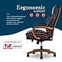 La-Z-Boy Colston Ergonomic Vegan Leather Swivel Executive Chair, Black (60120-BLK)~#|#~157085F0-402C-4ACA-A04A22B319487570_sc7