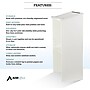 AdirOffice 46" Speaker Podium Lectern, White (661-01-WHI)~#|#~157A3461-1FBC-45AB-AFC14A48410BE1A4_sc7