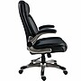 Lorell Sera Polyurethane Swivel Manager Chair, Black (LLR63271)~#|#~157DC864-AED0-4C2E-94375FABECE4384F_sc7