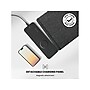 JOURNEY ALTI SLIM Wireless Charging Vegan Leather/Felt Desk Pad, 11.8" x 32.6", Black (JWCDMSBK)~#|#~1580C72B-AE49-47A1-BFEAAED290B1077F_sc7