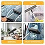 Gritt Commercial Telescoping  8" Window Squeegee & Washer, Silver/Black, 12/Carton (GRI185-8-39-12P)~#|#~159B5584-E7A8-41FE-87B74EC31341C586_sc7