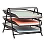 Mind Reader Metal Mesh Front Loading Letter Tray, Letter/Legal Size, Black (3TPAPER-BLK)~#|#~15B47D7A-85D8-40BC-8015B31A8E99C7AD_sc7