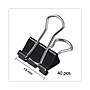 Universal Small Binder Clips, 3/8" Capacity, 3/4" Wide, Black, 40 Per Pack~#|#~15B8C0C6-2E7D-43A1-BC72022533DAEE92_sc7