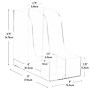 Mind Reader 3-Compartment Acrylic Desk Organizer, Clear (AMAG-CLR)~#|#~15BC10EA-0B18-41A7-B2569A1244DDC5AA_sc7